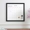 Martha Stewart Everette 18in. x 18in. Magnetic Calendar Dry Erase Board w/Blk Frame, w/Dry Erase Mrkr and 2 Mgnts BR-PM-MWP-4545-BK-MS - alternate 2